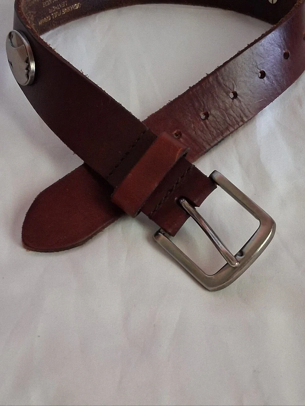 ZEP-PRO Kids Georgia Southern Eagles Leather Concho Belt